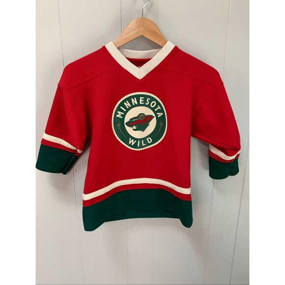 Minnesota Wild Zach Parise NHL Hockey Jersey Kids Size M (8/10) - Picture 1 of 10